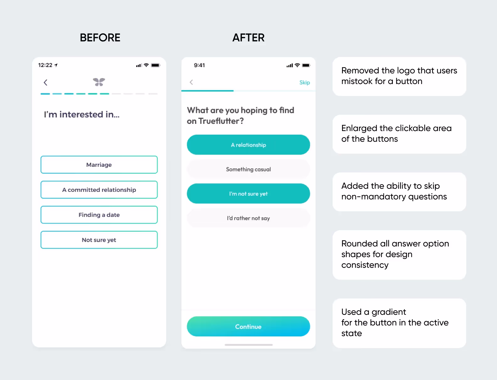 Onboarding: before and after