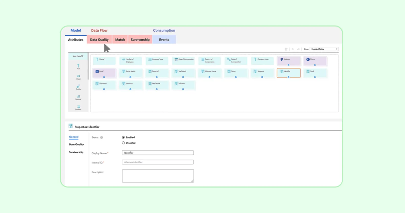 Скриншот интерфейса облачной MDM-системы Informatica