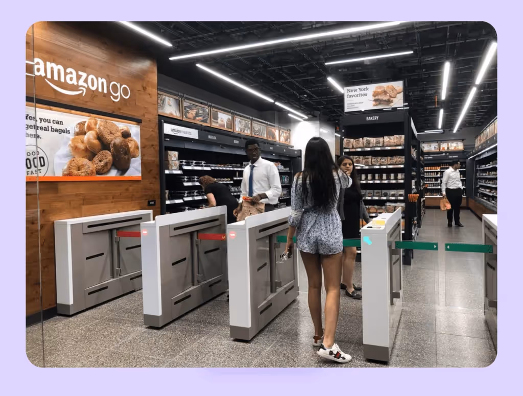 Кассы без кассира в магазинах Amazon Go