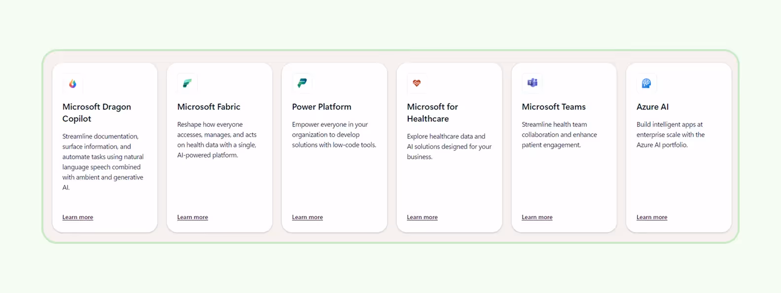 Microsoft healthcare solutions