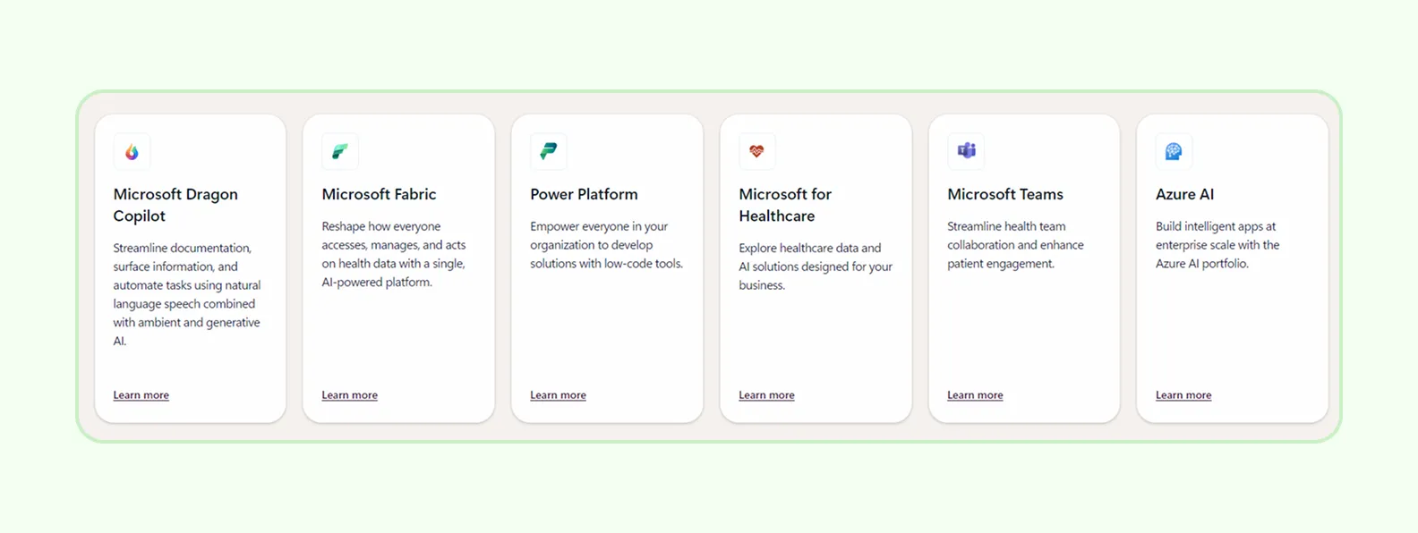 Microsoft healthcare solutions