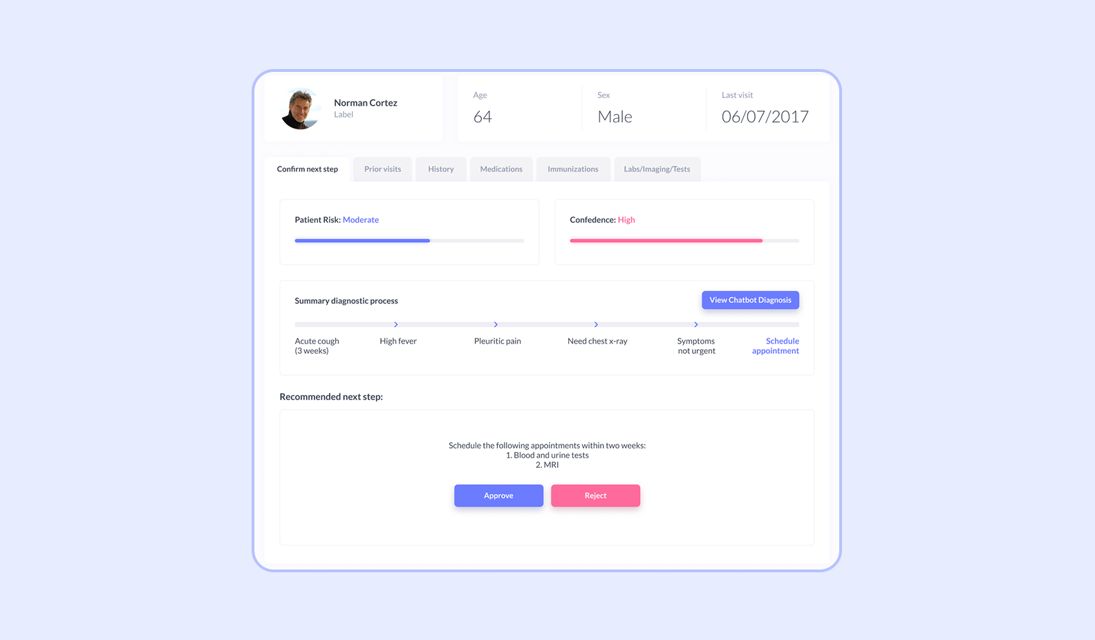 Healthcare App Design - Screen 3