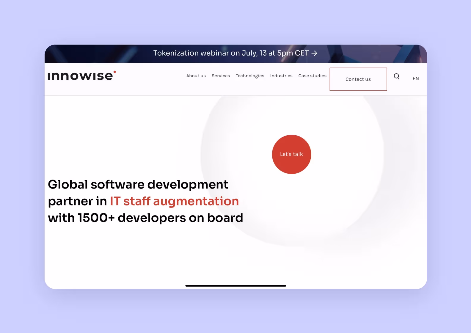 Innowise software outsourcing company