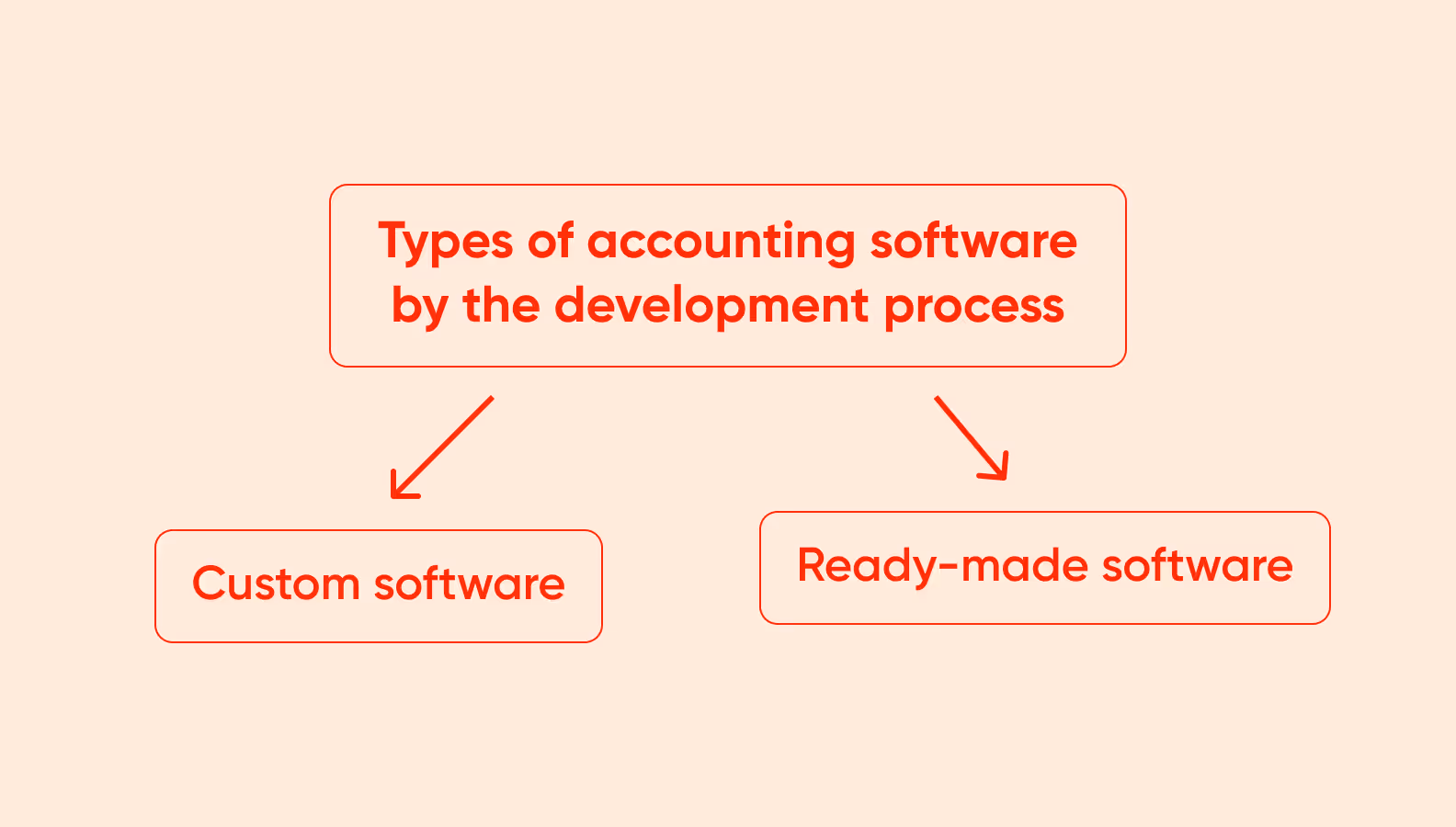 Two types of accounting software: ready-made and custom solutions