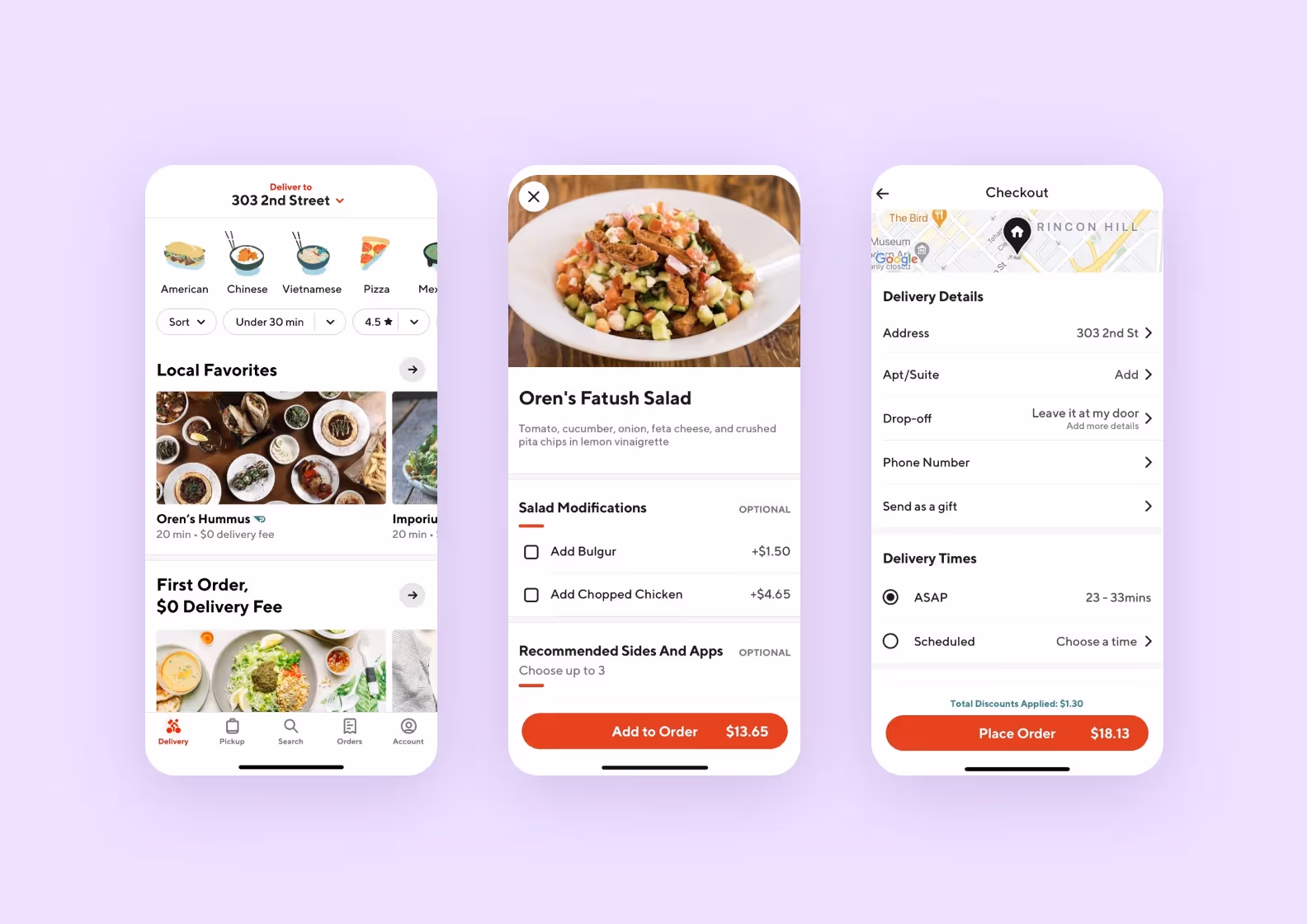 Doordash delivery app