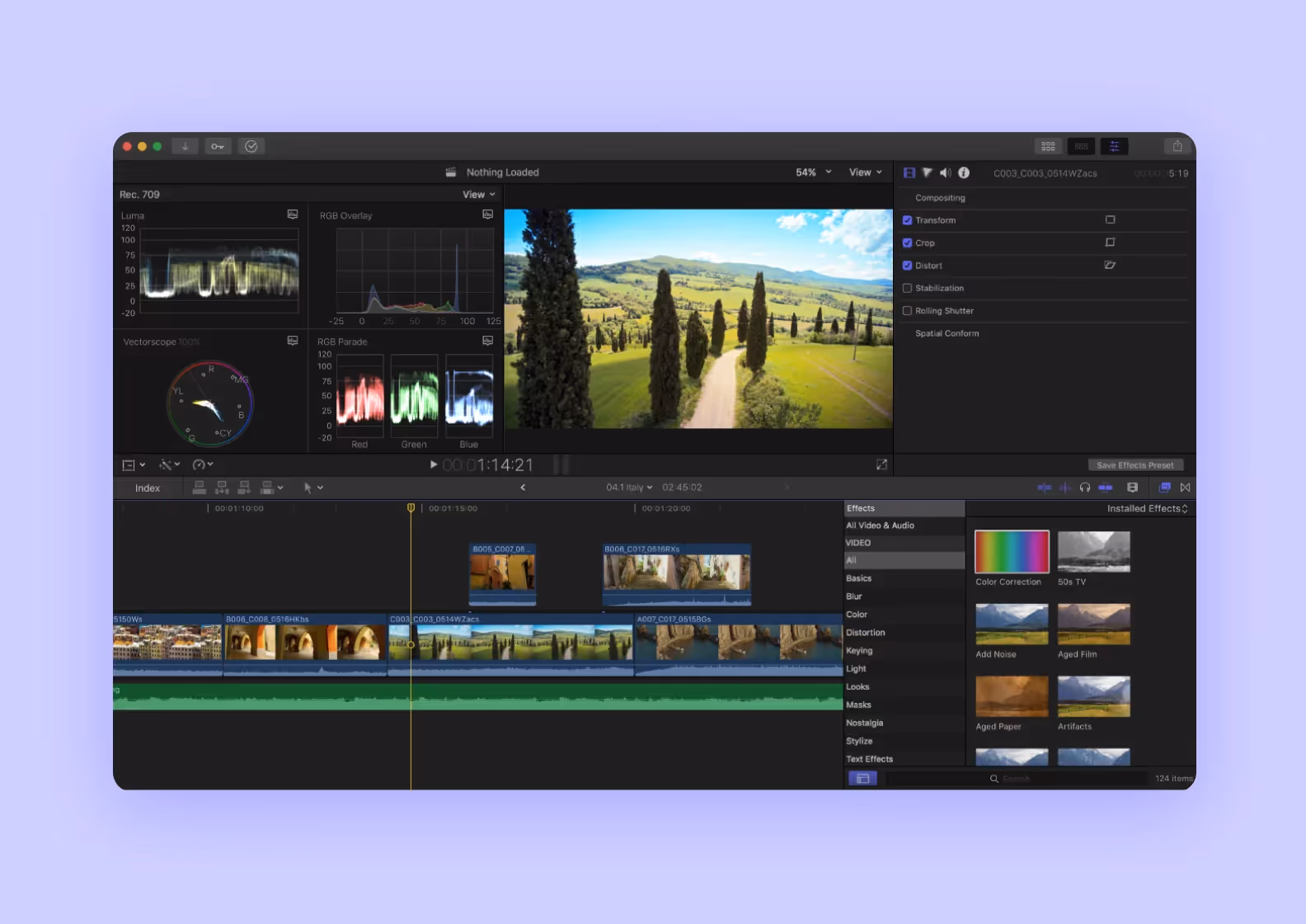Final Cut Pro app screenshots