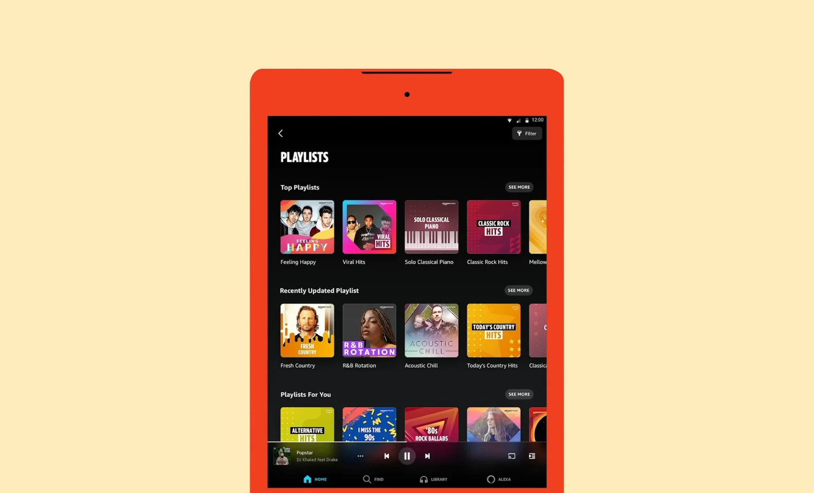 Amazon Music with million podcast episodes.