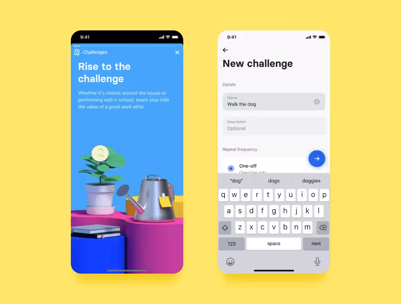Create challenges for children and encourage them for completed tasks