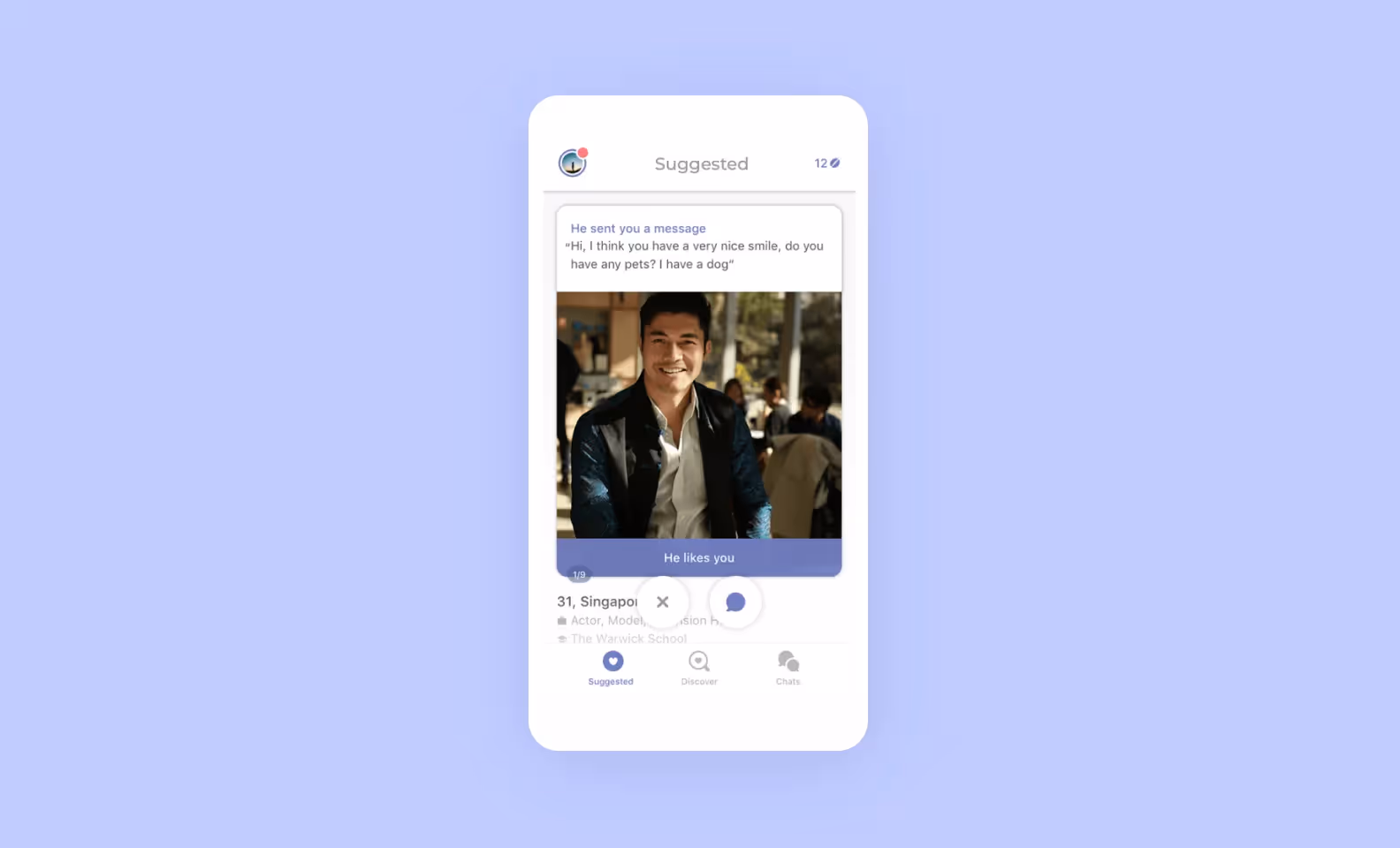 UX/UI design in Coffee Meets Bagel