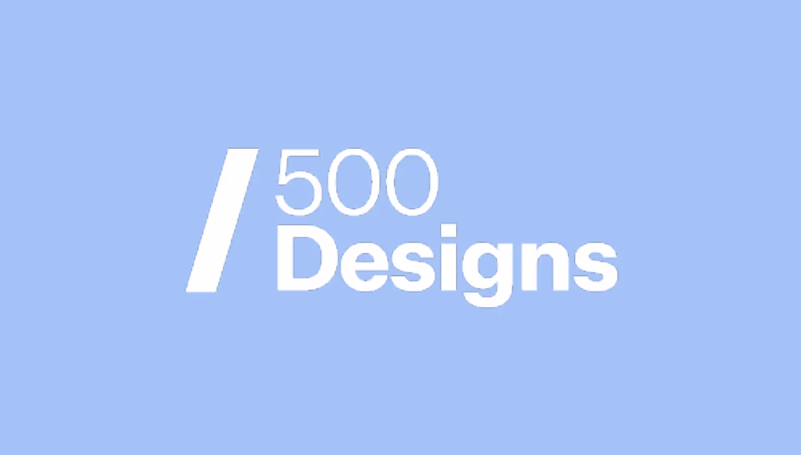 500 designs logo