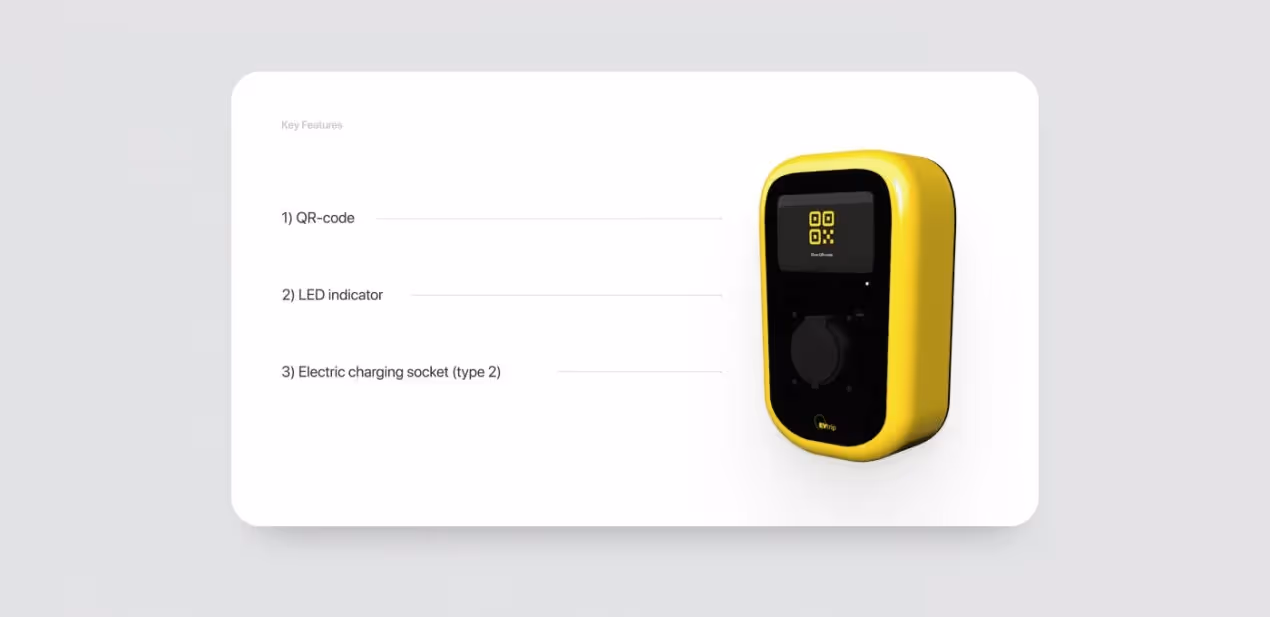 EVTrip charging station 3D model
