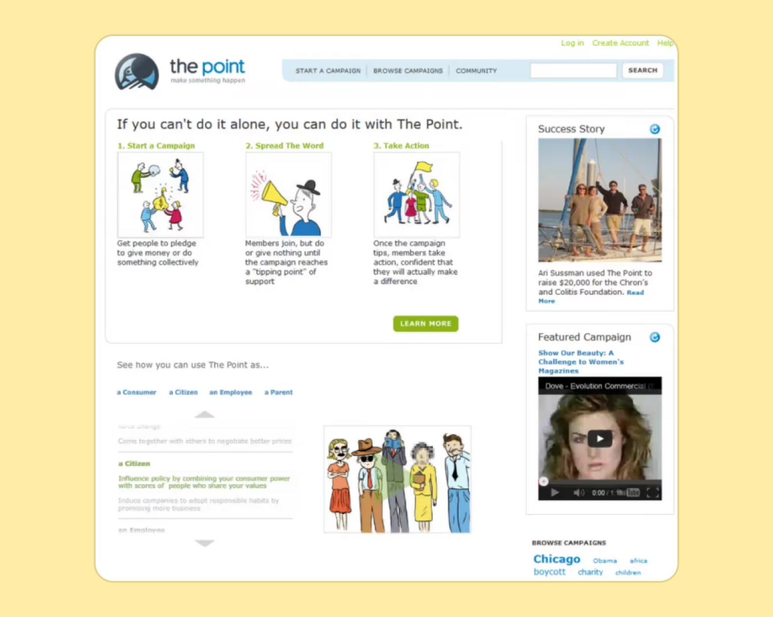 To start MVP web development, they decided to launch a WordPress website