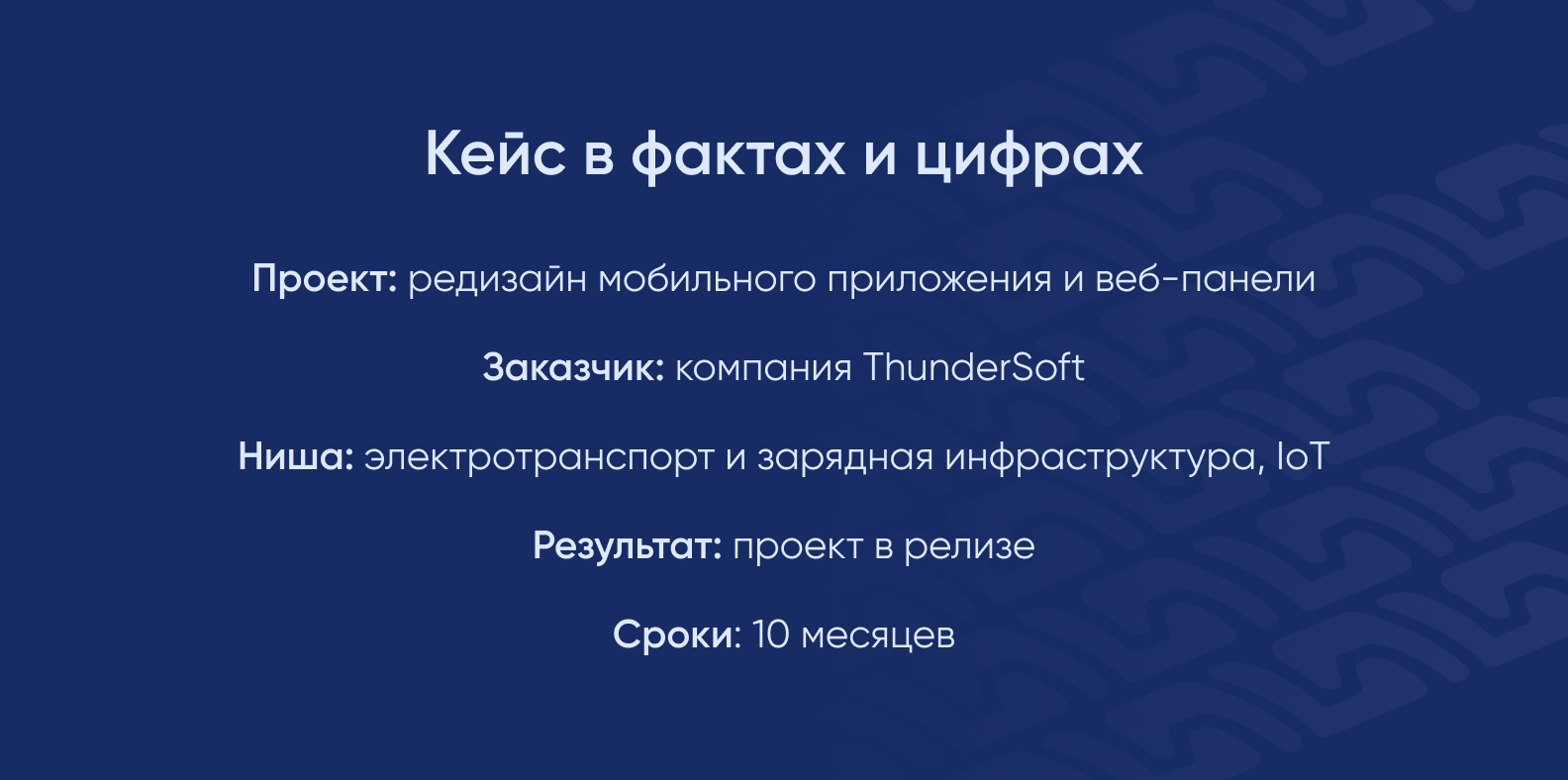 кейс Thundersoft в цифрах и фактах