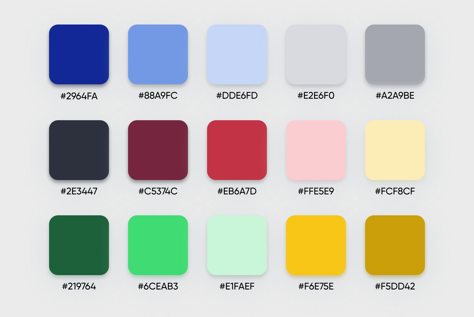 Цветовая схема для ThunderSoft