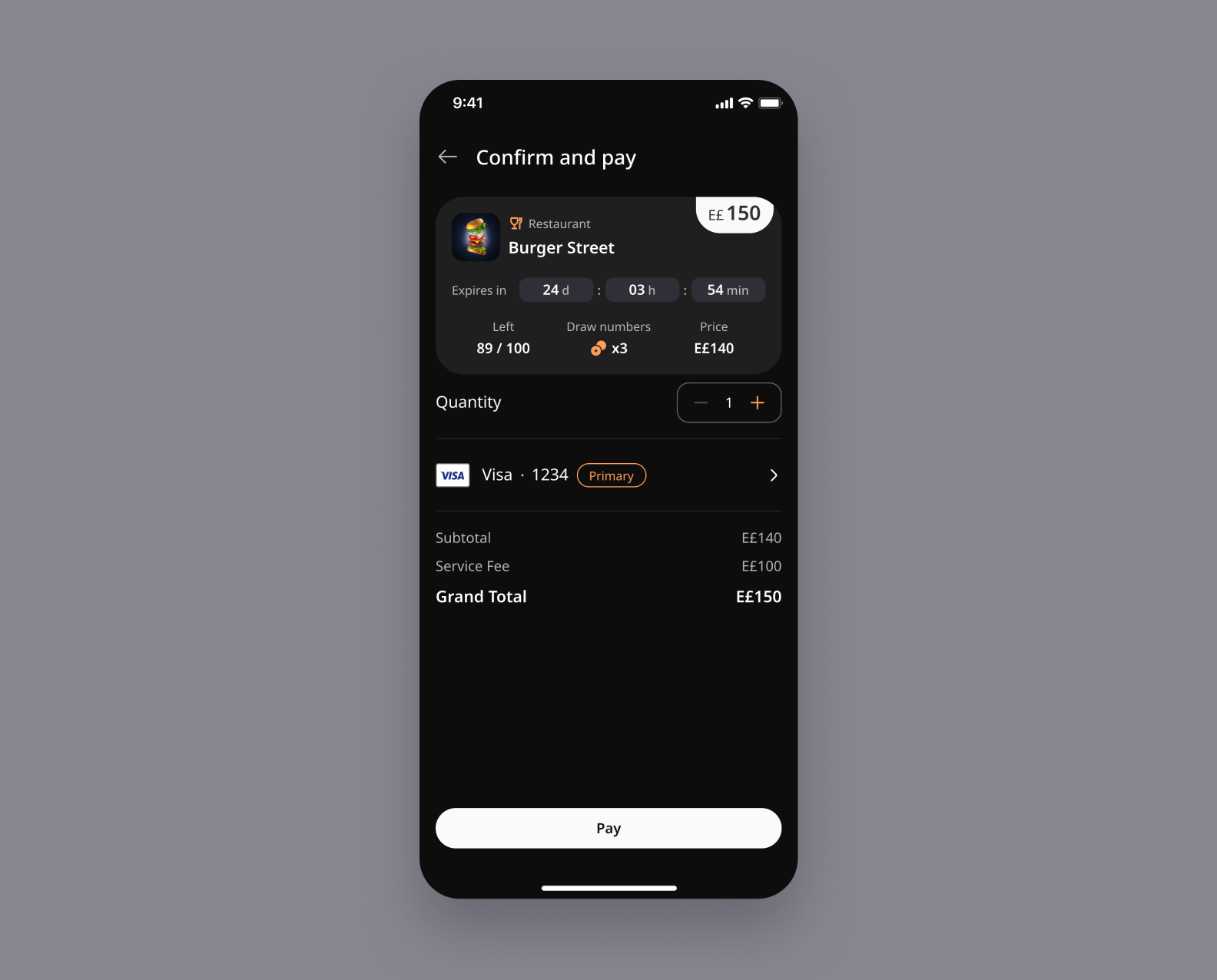 A user buys a coupon in the WAW app