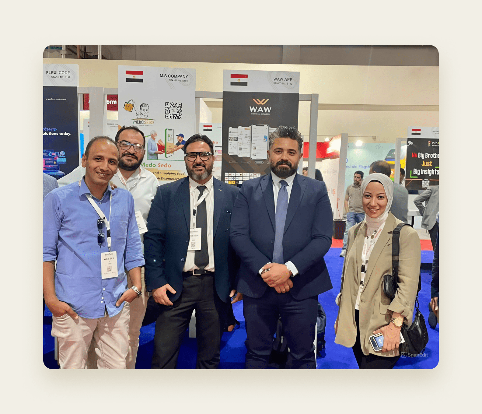 Our clients at the conference in Egypt
