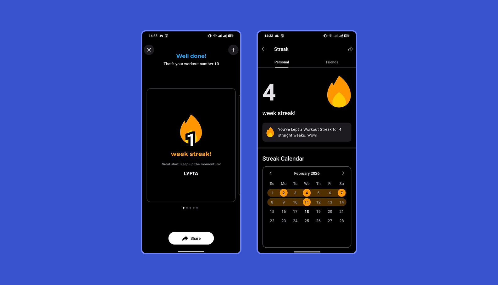 Screenshots from Lyfta