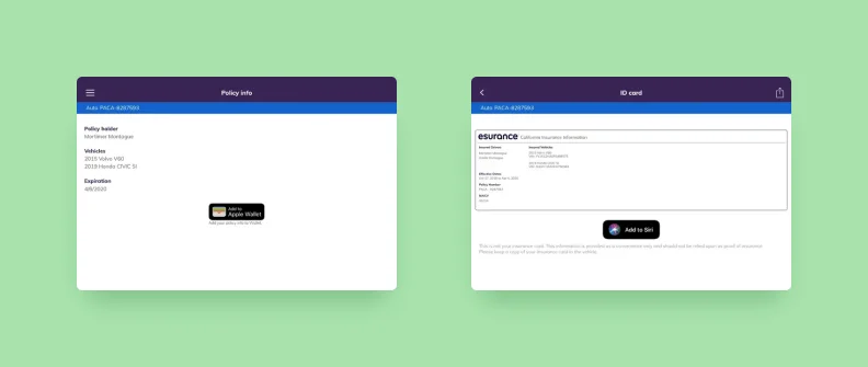 View your policy, pay bills, file claims, and even get roadside assistance with the Esurance app