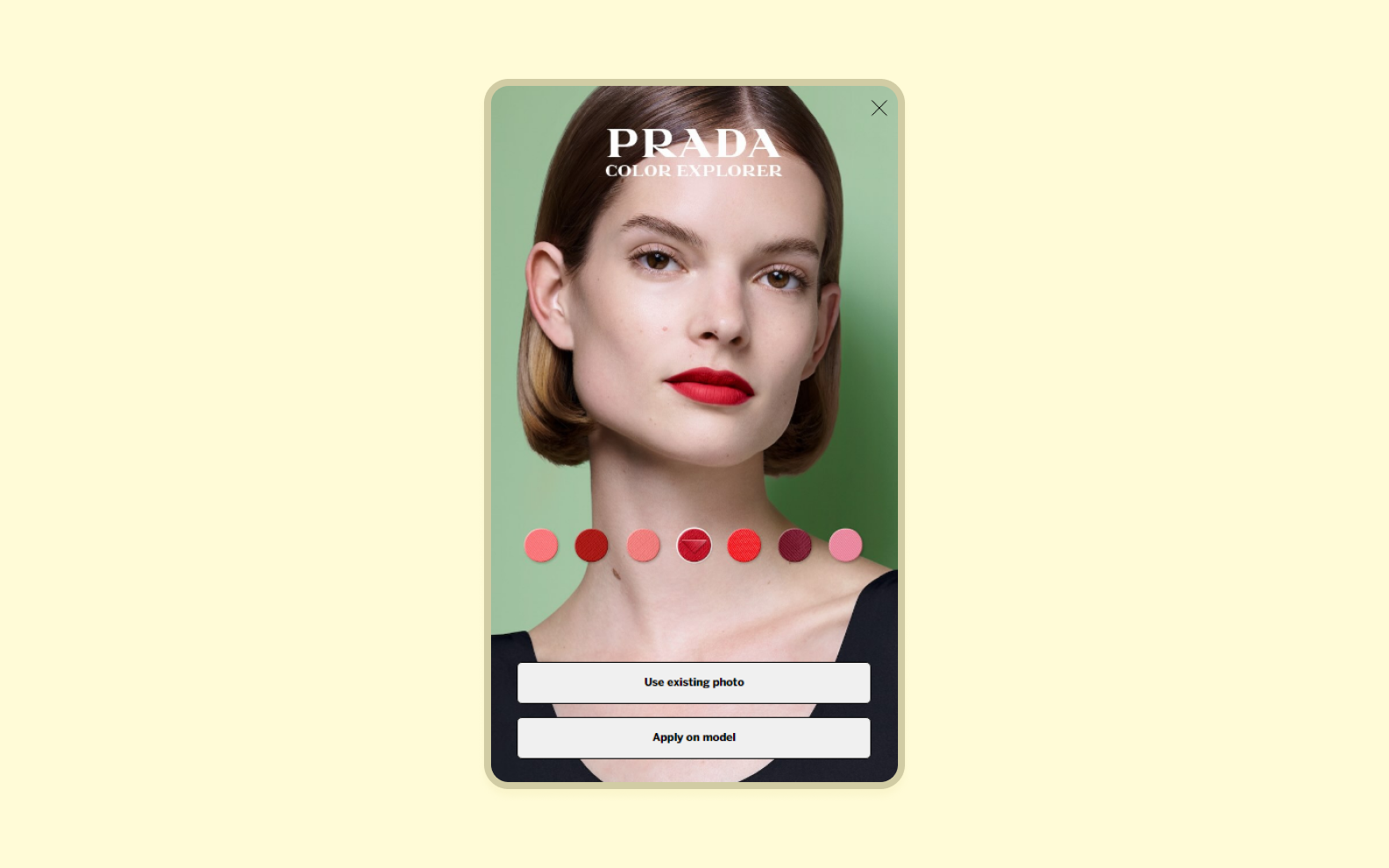 виртуальная примерочная Prada