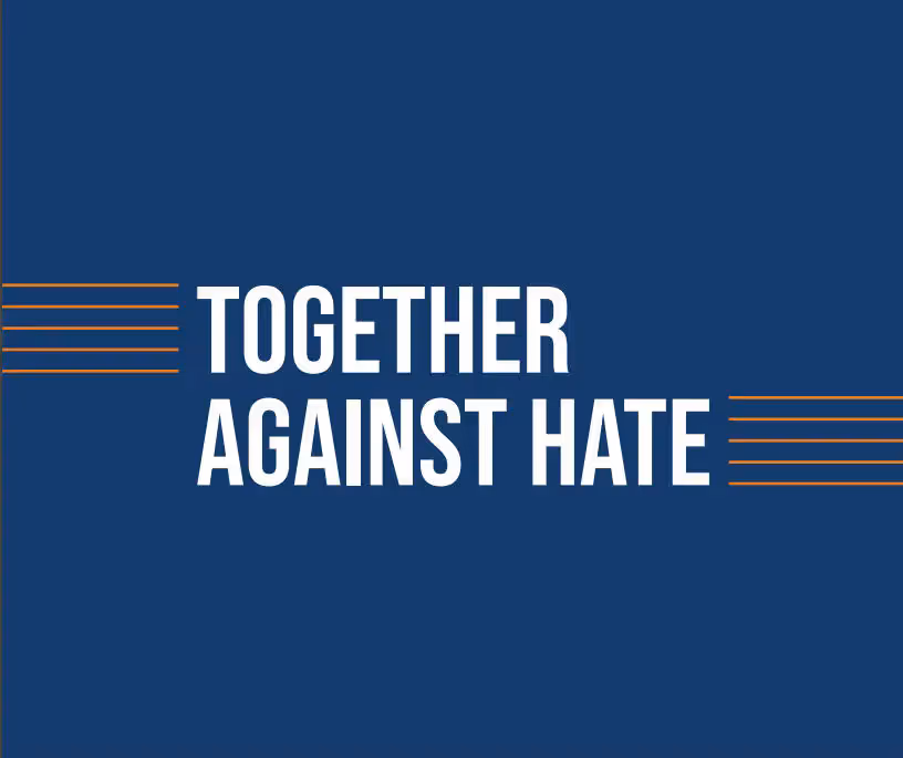 We Must Stand Together Against Hate