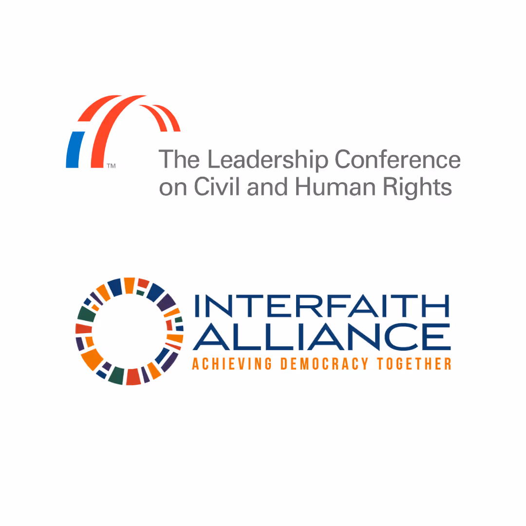 The Leadership Conference on Civil and Human Rights and Interfaith Alliance logo