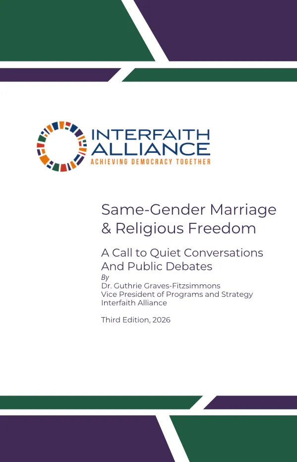 Same-Gender Marriage & Religious Freedom: A Call to Quiet Conversations and Public Debates