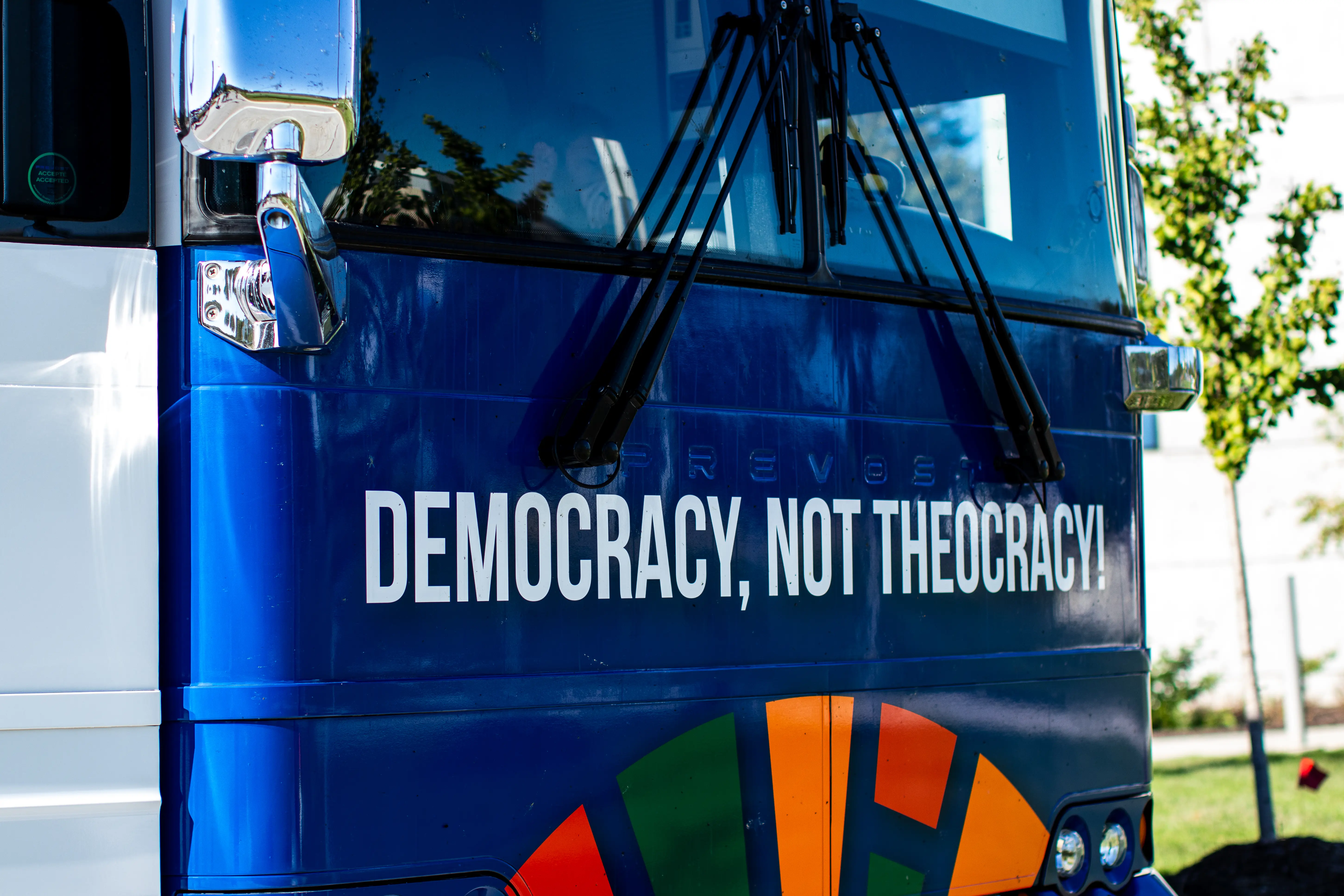 On the Road for Democracy: Bus Tour Kickoff, Bishop Budde's Call to Vote, and National Spotlight