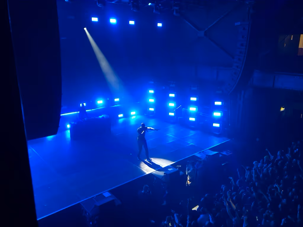 Konzert mit Veranstaltungstechnik von photon im Palladium Köln