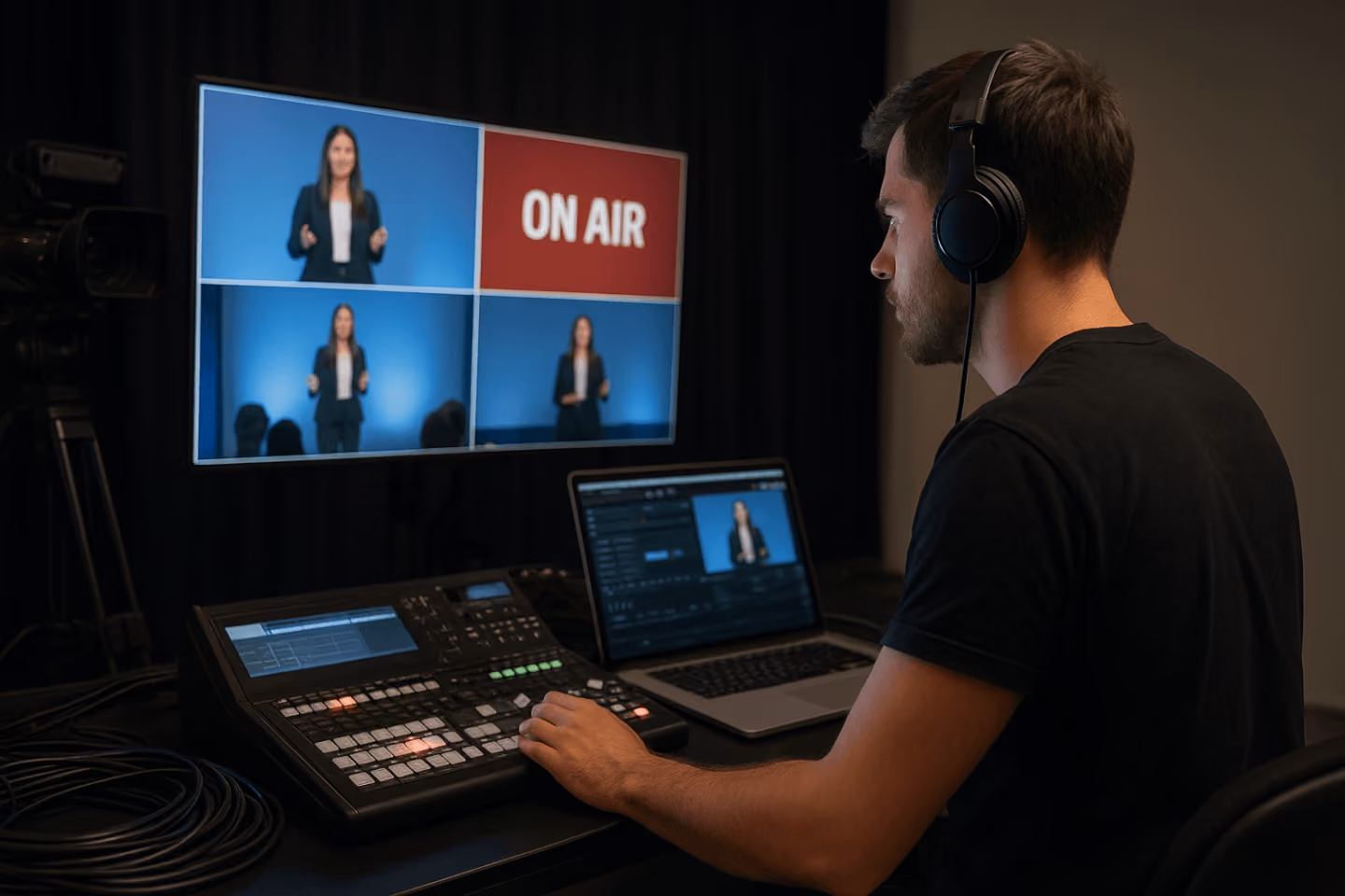 Livestreaming und Hybridtechnik für Events – Streaming-Setup von photon