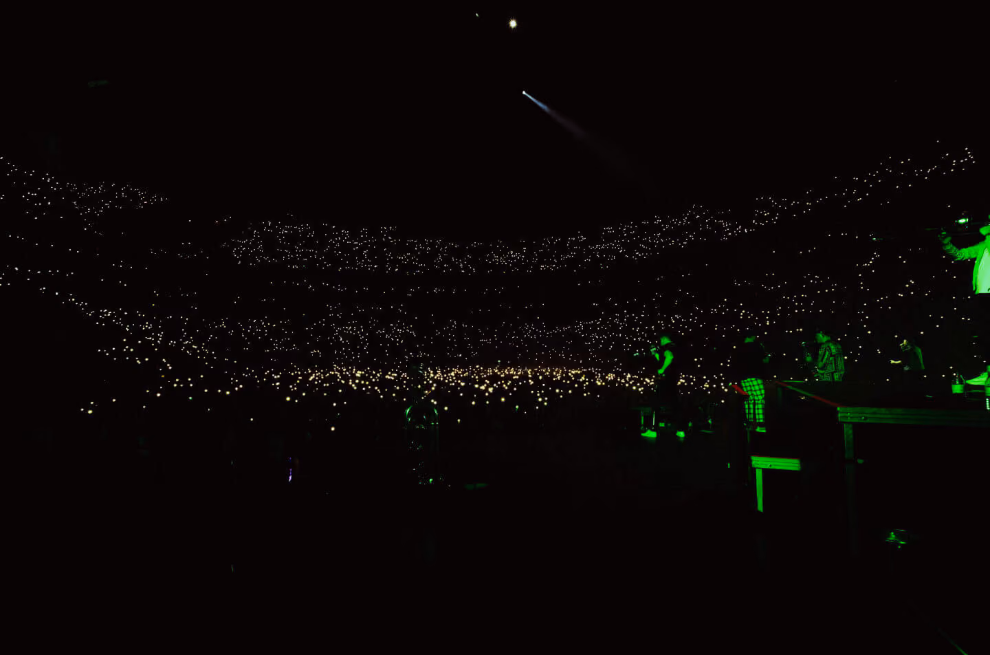 Querbeat live on stage at the LANXESS Arena Cologne, lighting by photon