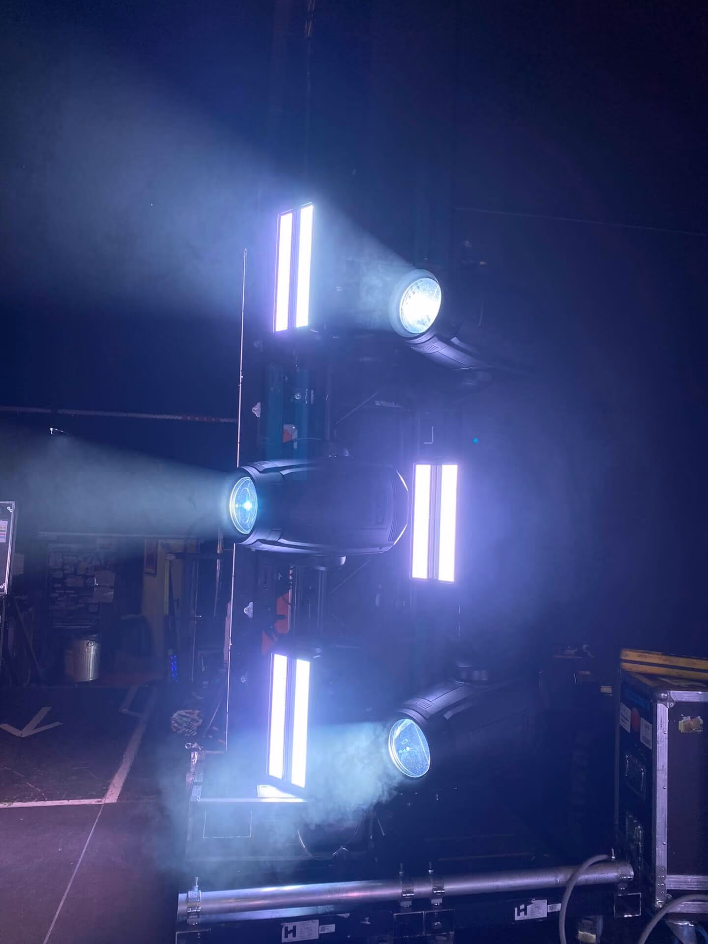 Lumpenpack festival show with photon stage lighting