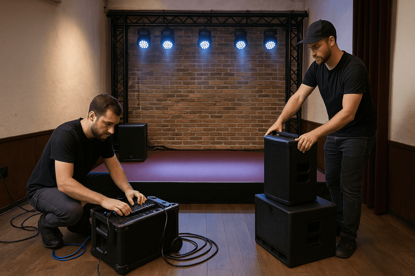 A big show on a small stage: event technology for small venues by photon