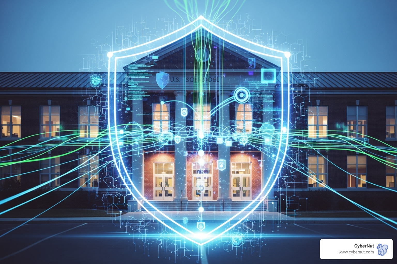 Flowchart showing SB 820 compliance process from policy adoption to incident reporting - All About Texas SB 820: Cybersecurity Policies Required in Every School District