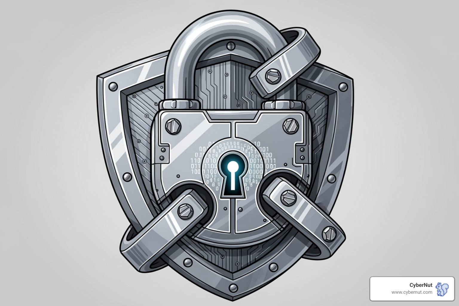 Padlock and shield icon representing strong technical defenses - Preparing Teachers and Staff for AI-Powered Phishing in Schools