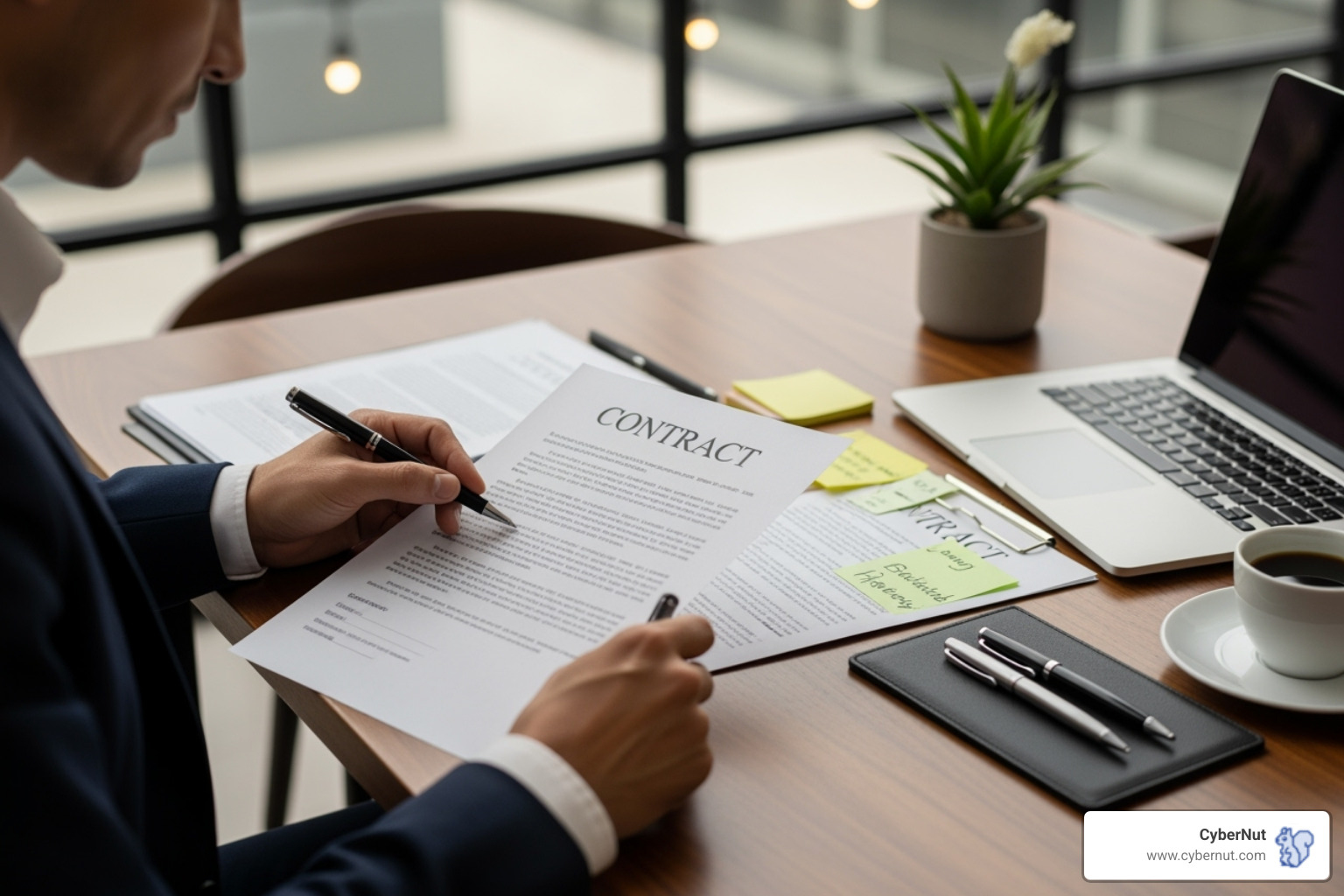 person reviewing a contract - RCW 28A.320.126 – Student data and third-party service providers person reviewing a contract - RCW 28A.320.126 – Student data and third-party service providers