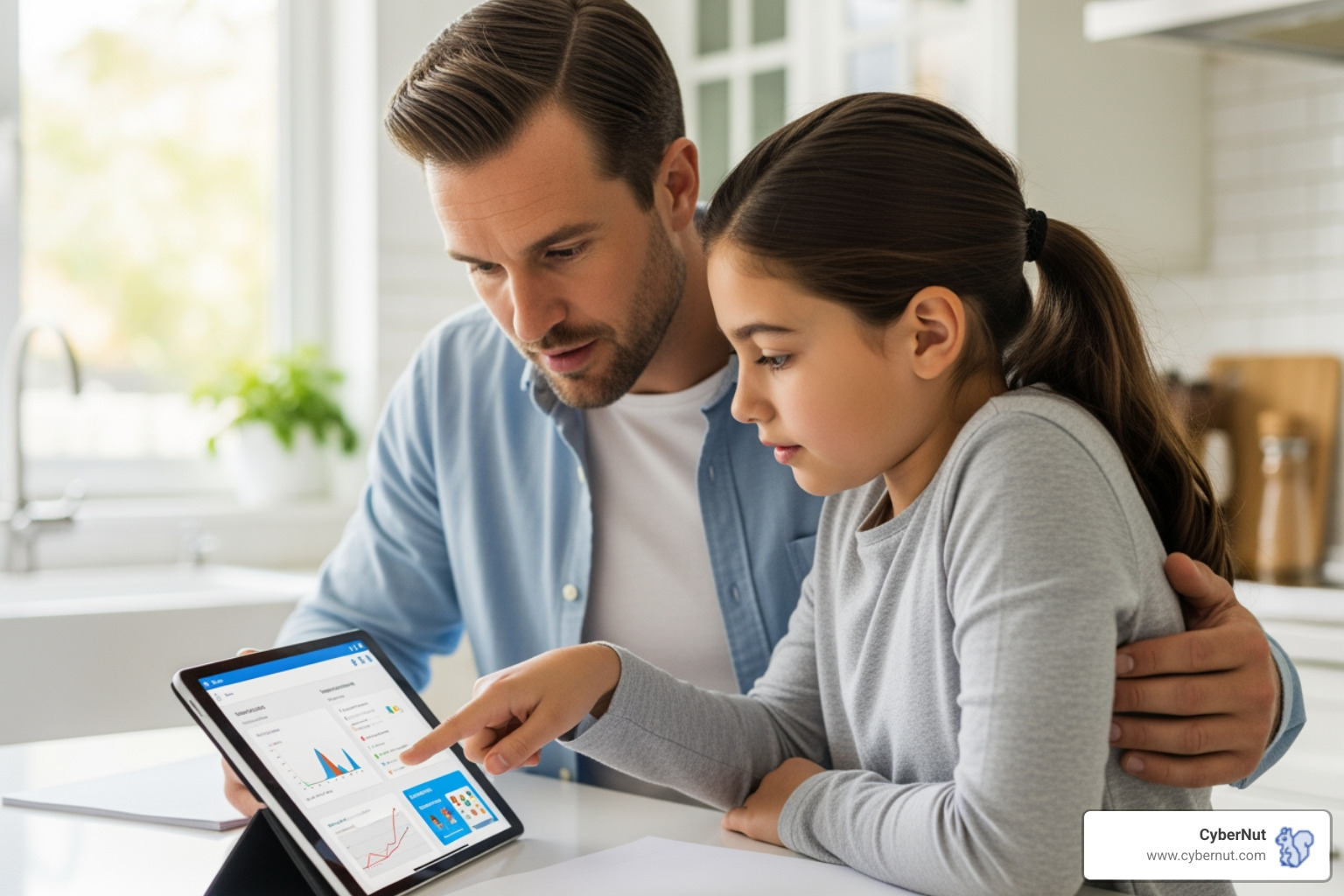parent and student reviewing a tablet together - All About Illinois' Data Breach Law: Requirements for K–12 Districts parent and student reviewing a tablet together - All About Illinois' Data Breach Law: Requirements for K–12 Districts