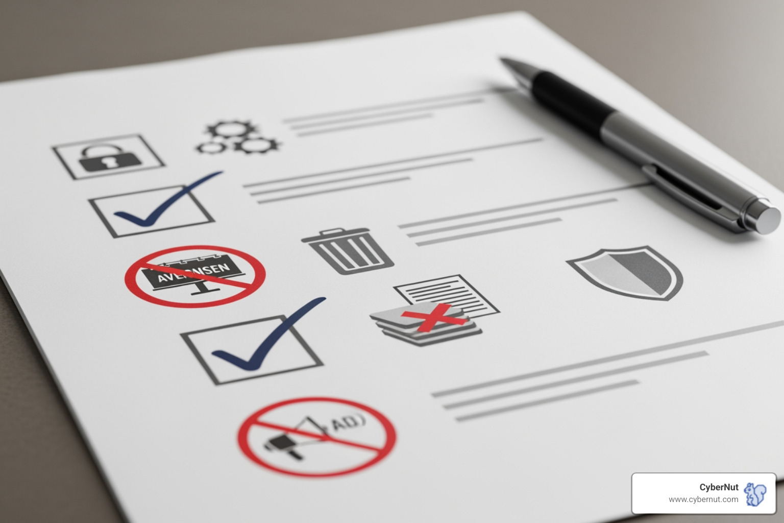 Checklist with items like "No Targeted Ads" and "Data Deletion" - All About Oregon's SB 187 Student Information Protection Requirements Checklist with items like "No Targeted Ads" and "Data Deletion" - All About Oregon's SB 187 Student Information Protection Requirements