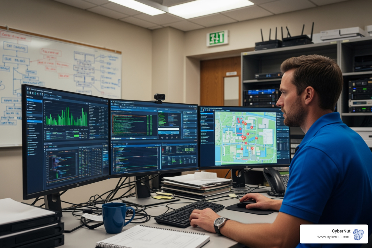 School IT administrator reviewing security protocols on a dashboard - What to Know About the Colorado Privacy Act for K–12 Schools