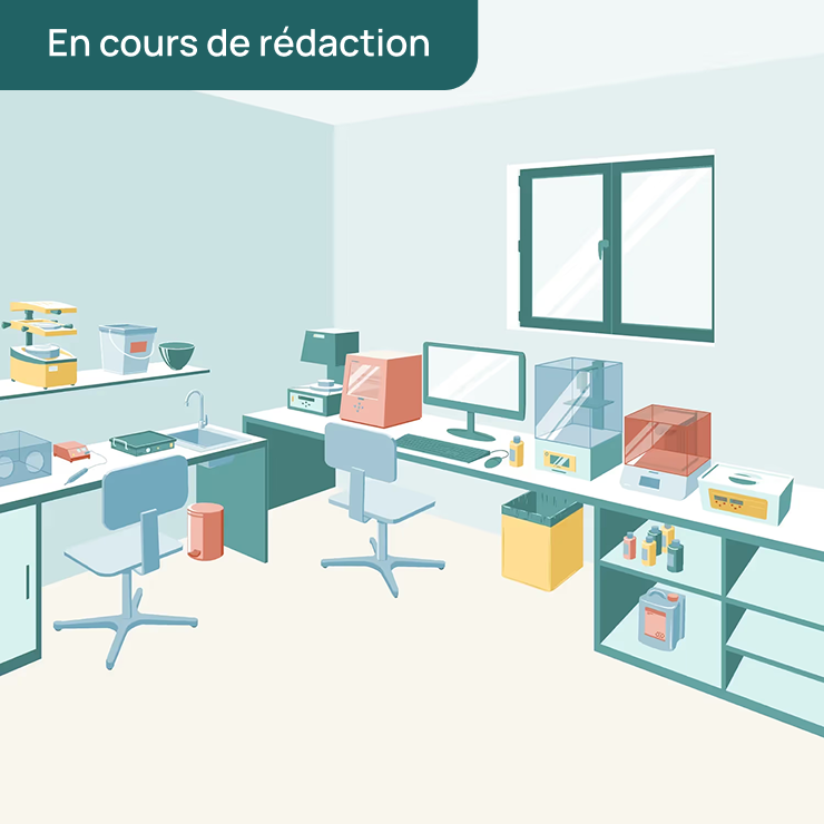 Illustration d'une salle de laboratoire