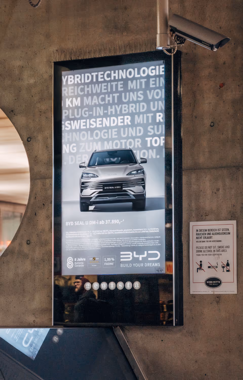 BYD Austria Kampagnen Digital City Light