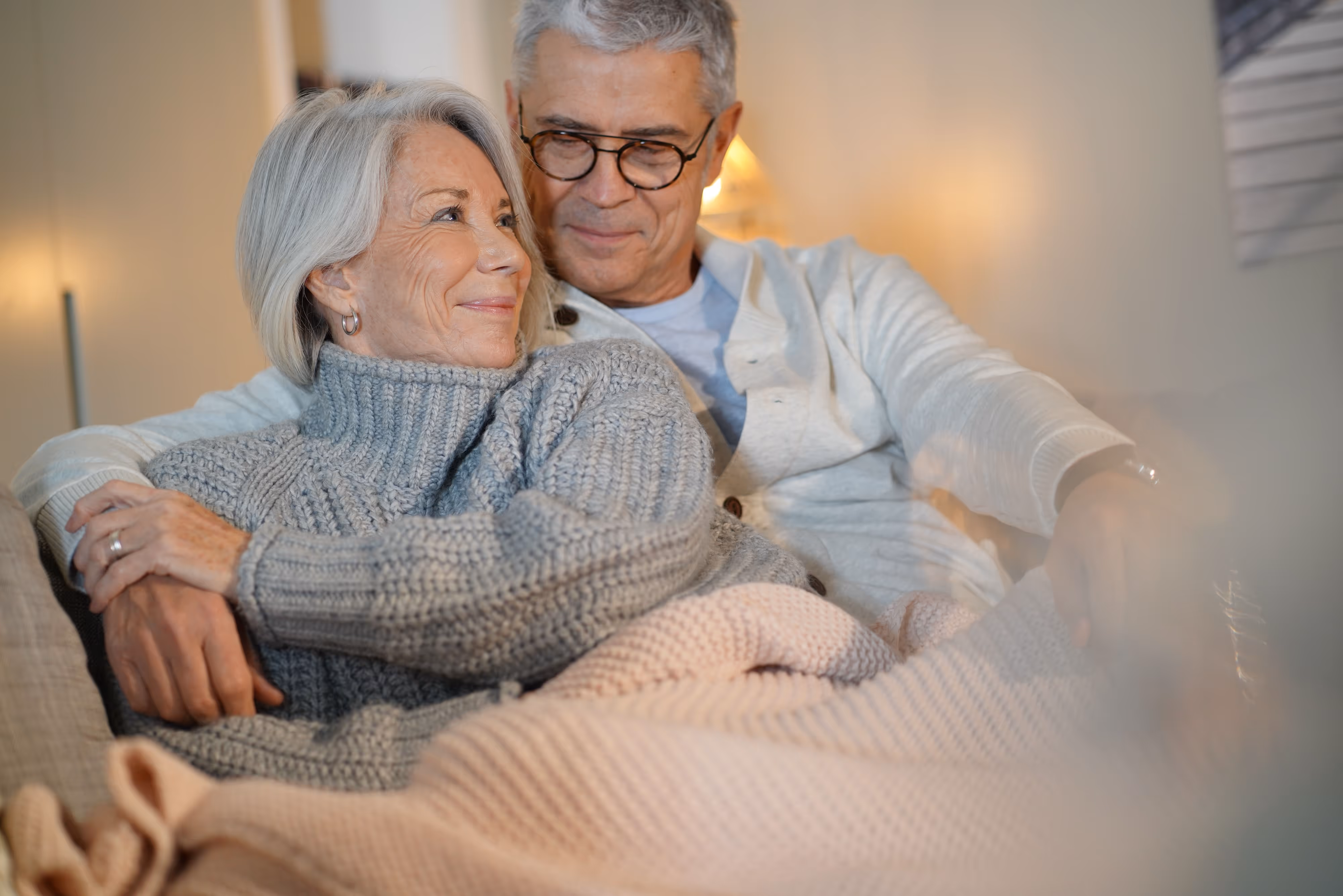 Cuddled Up Stock Photo