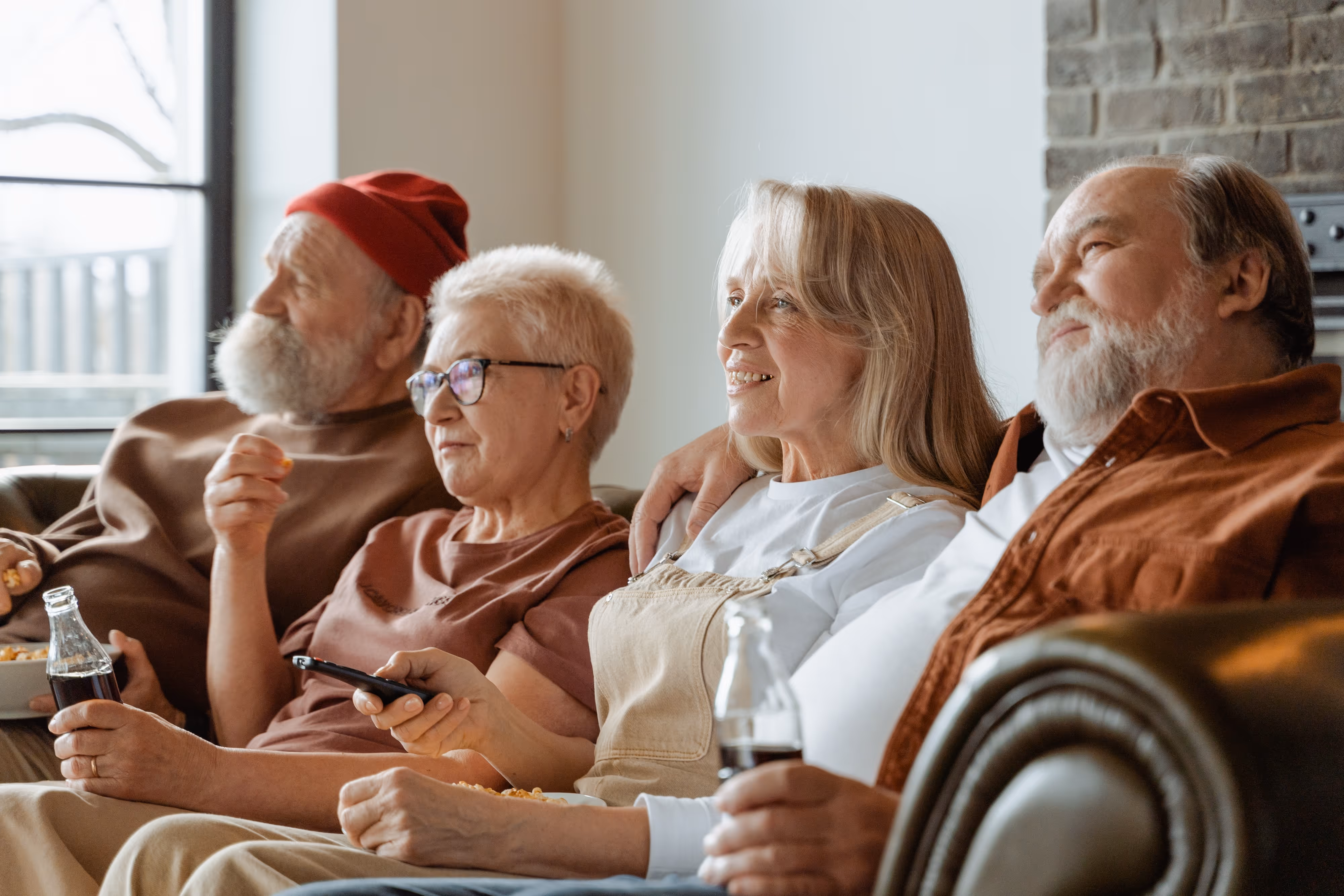 Friends Hanging Out Stock Photo