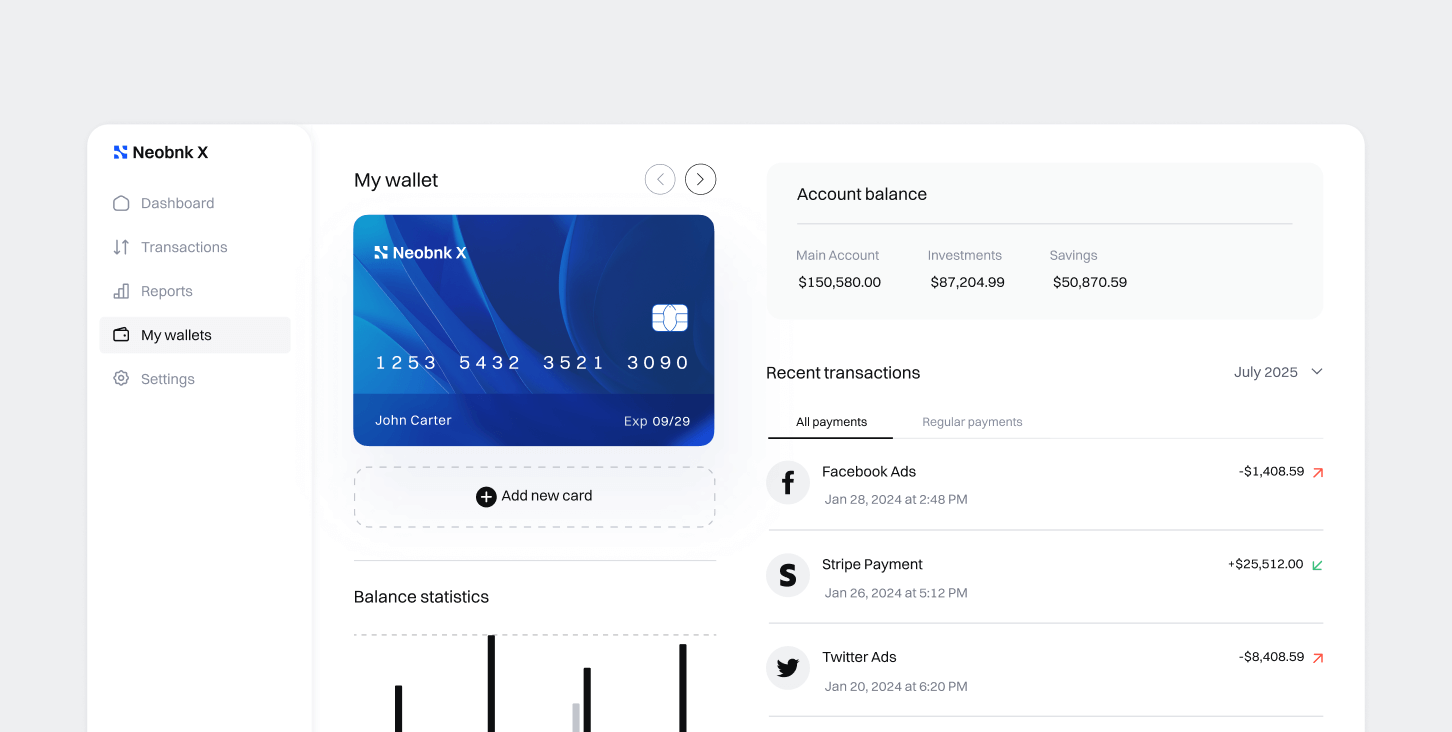 Help Center Image Caption - Neobnk X Webflow Template