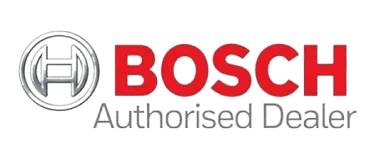Bosch authorized dealer logo.