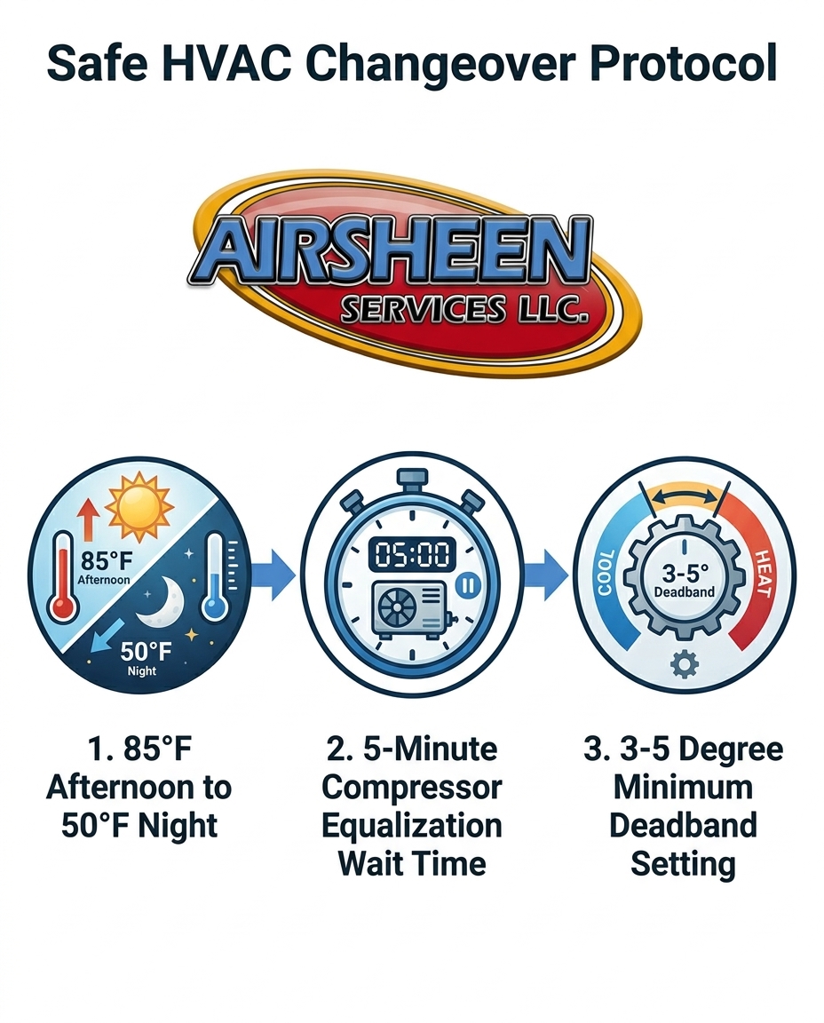 Safe HVAC Changeover Protocol