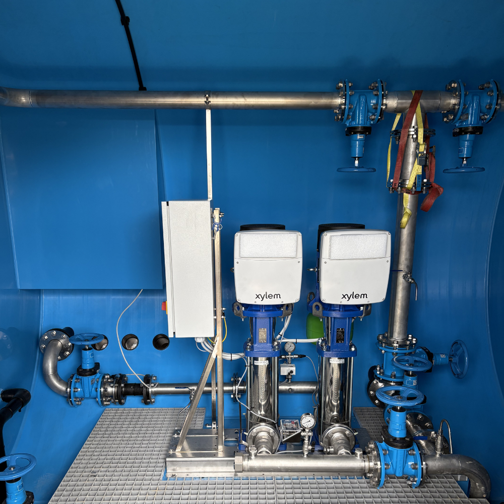 Pumpe im Trinkwasserspeicher