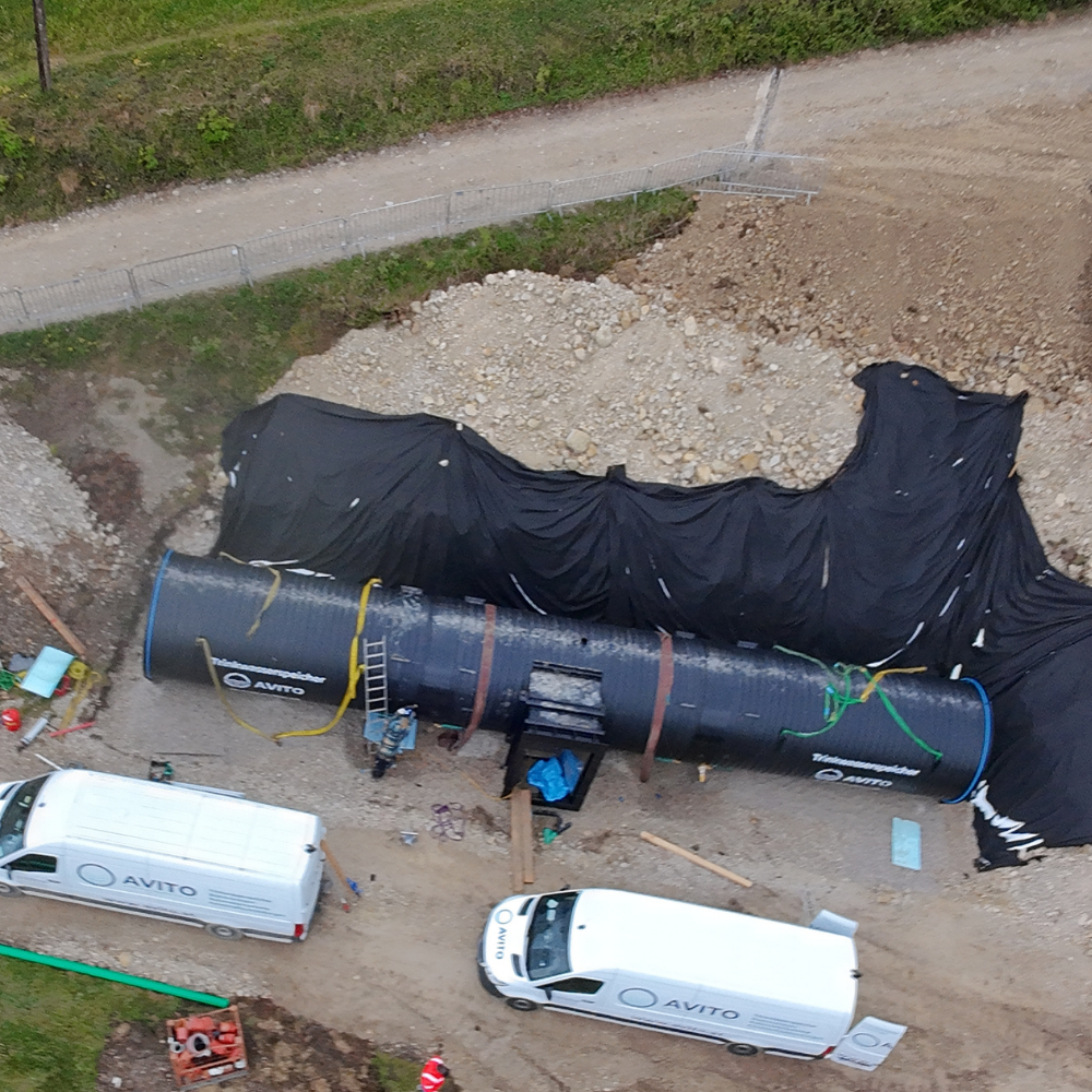 Montage Avito trinkwasserspeicher