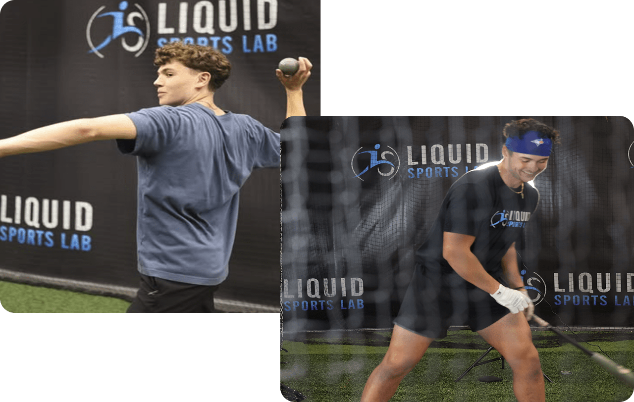 Athletes training at Liquid Sports Lab