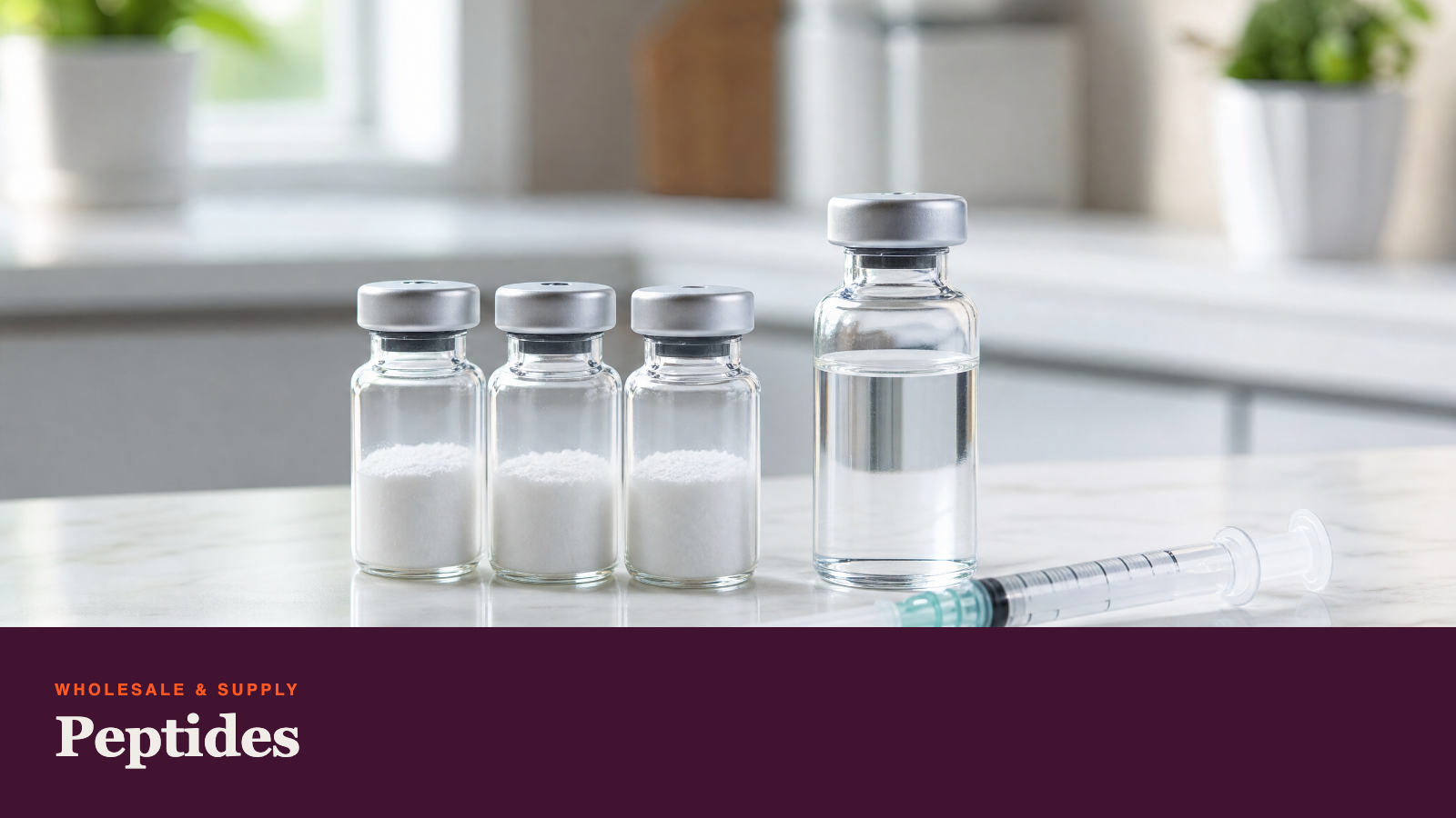 Wholesale Peptides for Clinics: A Sourcing Guide