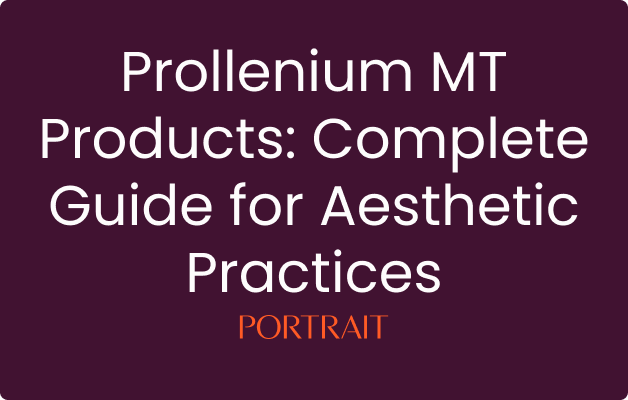 Article cover card reading Prollenium Medical Technologies Products: Complete Guide for Aesthetic Practices